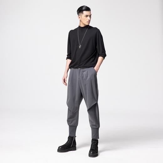PINLI品立收脚哈伦休闲长裤男装新款高街ins潮B212517360 商品图3