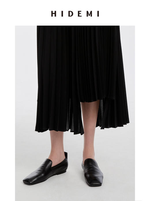 HIDEMI 新款方头小羊皮平底鞋 商品图10
