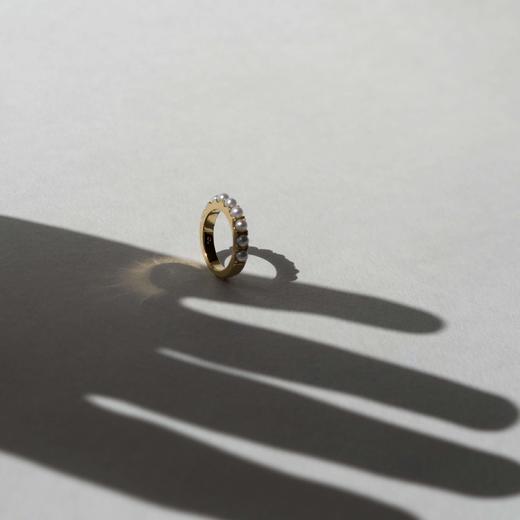 北京仓｜Otiumberg-Pearl Half Eternity-珍珠 戒指［英国设计师］ 商品图2