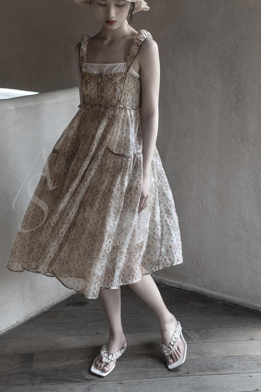 BY FAR 白色GITA花边带拖鞋 商品图1