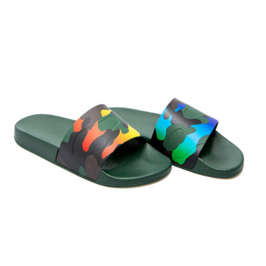 VALENTINO 华伦天奴 男士拖鞋 迷彩色 VY2S0873MJI 0CA 商品图1