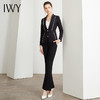 IWY/黑色商务西装套装女英伦风时尚修身气质女神职业职场通勤正装	CP16-B 商品缩略图0