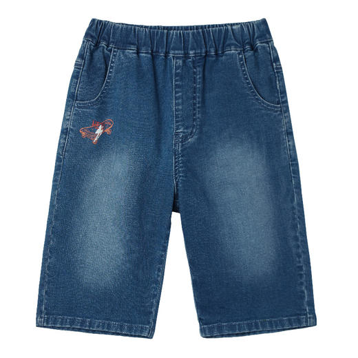 【水洗牛仔短裤】童装牛仔短裤裤男童2021夏季新款五分中裤 商品图6