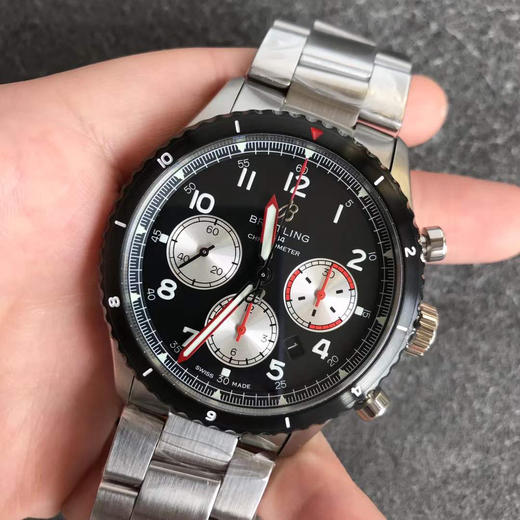 🆕超霸气BL百年灵飞行员8系列出货 承载7750机芯 316钢 精钢和玫瑰金可以选择！！达摩非常到位 美轮美奂 美不胜收 ！！搭配专柜正品一致的904不锈钢，材质 跟原装一样 。 商品图1