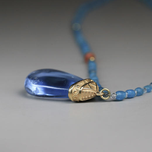 中古琉璃坠“听涛”项链 商品图4