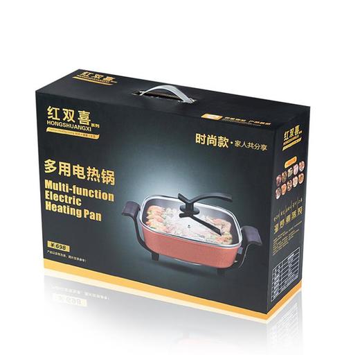 【家用电器】双管电火锅一体火锅宿舍多功能家用 商品图3