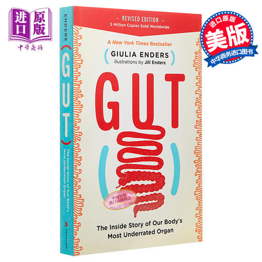 预售 【中商原版】肠子的小心思（修订版）英文原版 Gut: The Inside Story of Our Body's Most Underrated Organ Giulia Enders 商品图0