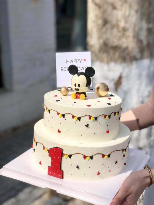 米奇宝宝生日翻糖奶油蛋糕 商品图0