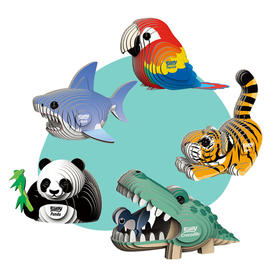 【绿团DoDoLand3D立体激光切割坑纸拼图】节日礼物儿童早教鸟类系列