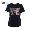 故障 EITIE爱特爱春季新款通勤时尚休闲百搭显瘦简约印花T恤上衣女6102812 商品缩略图7