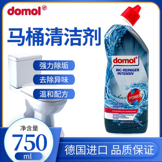 德国进口domol马桶清洁凝胶洁厕灵厕所清洁剂挂壁去污垢750ML 商品图0