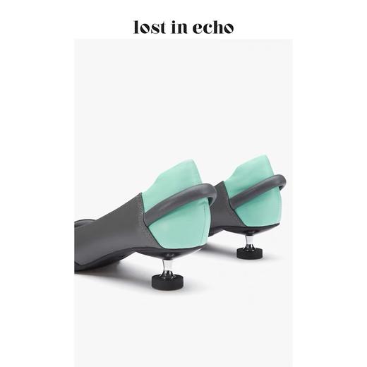 橡胶前掌运动后跟尖头图钉跟单鞋 商品图2