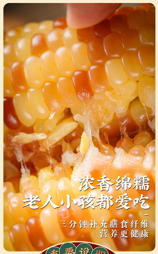 【码帮团购】糯玉米新鲜西双版纳香糯云南小玉米 真空即食粘花糯甜包谷 4斤 商品图1