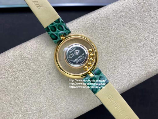 【萧邦HAPPY DIAMONDS系列快乐钻腕表】新增新绿表盘 蓝宝石玻璃镜面 我们就是自己的神话 原厂瑞士石英机芯 镜面内7颗快乐钻自由转动 商品图6