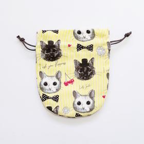 HUJI祤集Pippin收纳袋插画领结小猫