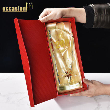 水晶奖杯奖牌定制定做创意大气五角星制作比赛奖座刻字高档纪念品 商品图3