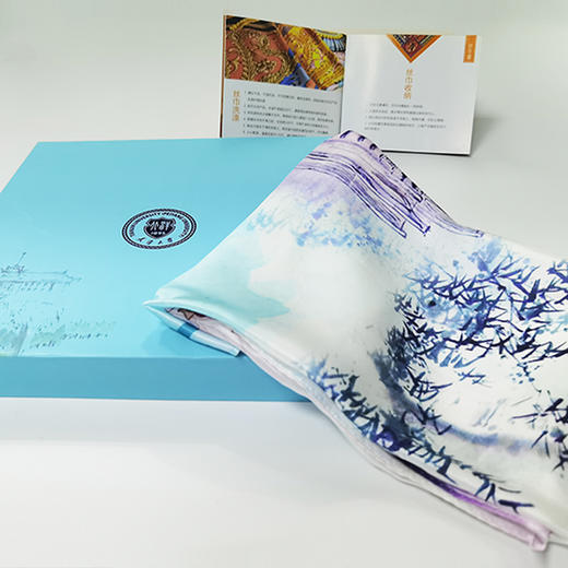 天津大学真丝小方巾女百搭丝巾桑蚕丝 商品图1