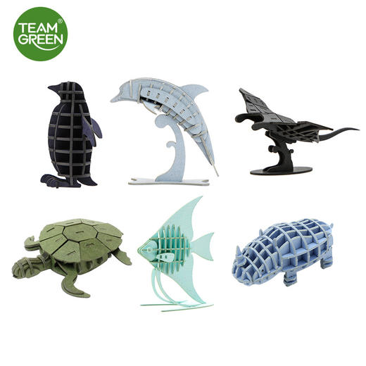 【绿团DoDoLand3D立体激光切割坑纸拼图】节日礼物儿童早教鸟类系列 商品图4