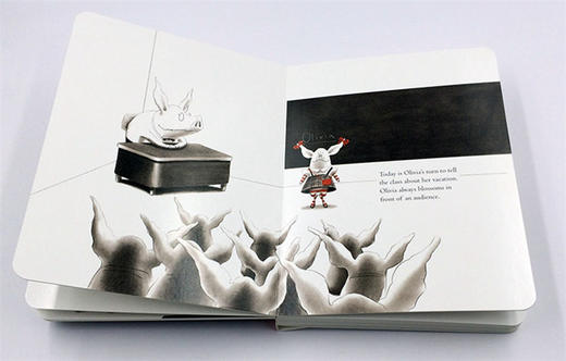 奥莉薇拯救马戏团 纸板书 英文原版绘本 Olivia Saves the Circus 凯迪克大奖 吴敏兰推荐 儿童英语图画故事书 英文版进口原版书籍 商品图3