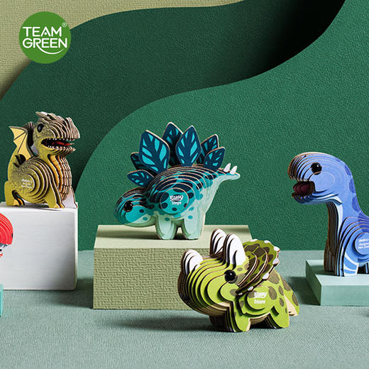 【绿团DoDoLand3D立体激光切割坑纸拼图】节日礼物儿童早教鸟类系列 商品图1