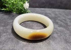 【御珠宫坊·传承系列】糖白玉手镯61.5mm