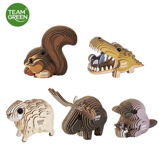 【绿团DoDoLand3D立体激光切割坑纸拼图】节日礼物儿童早教鸟类系列 商品图3