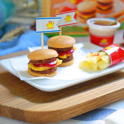 日本进口Kracie/嘉娜宝食玩可食汉堡糖果 22g（355594） 商品图1