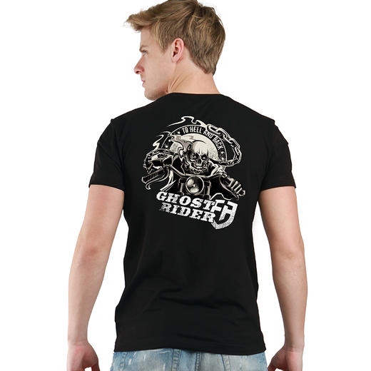 NMT-1310夏装新款自由基地创意趣味青春流行个性简约标准圆领短袖衫 商品图1