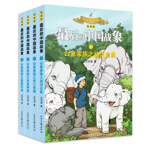《最后的中国战象》系列之《白象家族》：“动物小说大王”沈石溪经典力作，融入漫画的视觉冲击力， 在感受经典的同时，探索培养孩子们形象思维及逻辑能力 商品图0