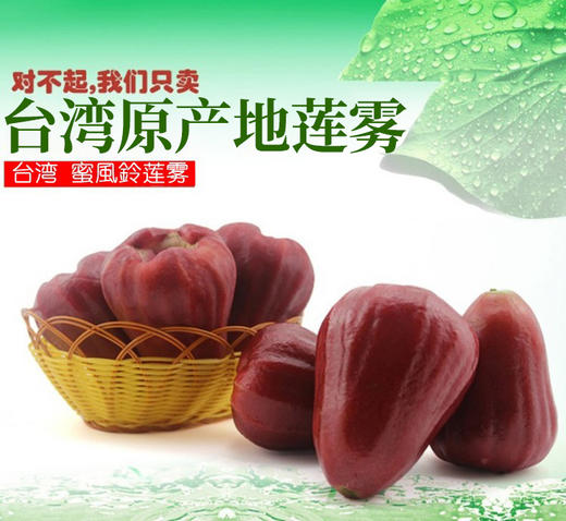 台湾黑金刚莲雾 特级蜜风铃莲雾 孕妇新鲜莲雾 顺丰空运包邮 商品图1