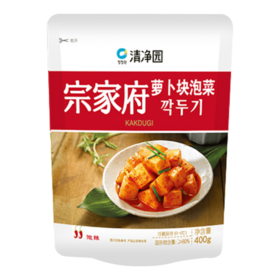 宗家府 萝卜切块泡菜400g