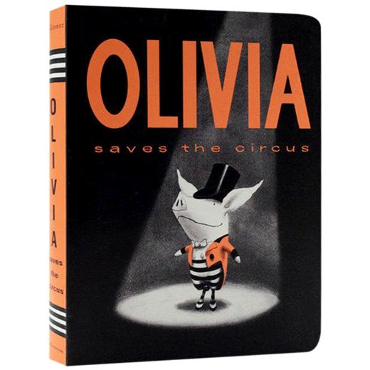 奥莉薇拯救马戏团 纸板书 英文原版绘本 Olivia Saves the Circus 凯迪克大奖 吴敏兰推荐 儿童英语图画故事书 英文版进口原版书籍 商品图4
