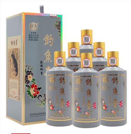 【推荐】钓鱼台 狗年生肖酒 53度 酱香型500ml*6【整箱装】 商品图1