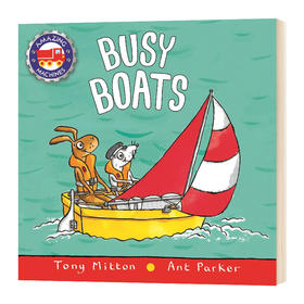 神奇的机器 忙碌的小船 英文原版 Amazing Machines Busy Boats 儿童英语启蒙早教认知纸板书 英文版进口原版书籍 Tony Mitton