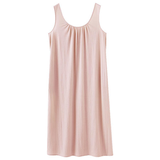 HSIA遐 性感睡衣裙女夏季中长款深U露背显瘦家居裙透气宽松背心裙 商品图5