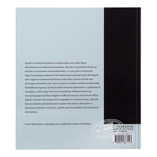 预售 【中商原版】微积分学 英文原版 Calculus 剑桥大学 Cambridge University Press Michael Spivak 商品图1