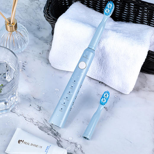 罗曼-伯得利蓝光美白电动牙刷 防水式成人款电动牙刷 商品图1