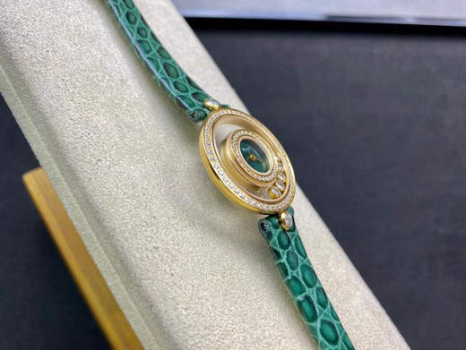 【萧邦HAPPY DIAMONDS系列快乐钻腕表】新增新绿表盘 蓝宝石玻璃镜面 我们就是自己的神话 原厂瑞士石英机芯 镜面内7颗快乐钻自由转动 商品图13