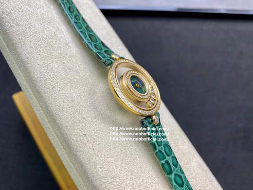 【萧邦HAPPY DIAMONDS系列快乐钻腕表】新增新绿表盘 蓝宝石玻璃镜面 我们就是自己的神话 原厂瑞士石英机芯 镜面内7颗快乐钻自由转动 商品图1