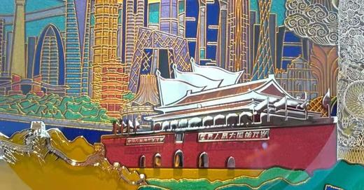 盛世如画玻璃工艺陈设摆盘 商品图1