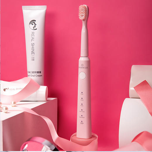 罗曼-伯得利蓝光美白电动牙刷 防水式成人款电动牙刷 商品图0