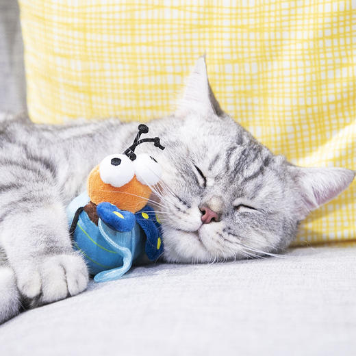 贵为玩具 木天蓼发光发声 旋律小鸟解闷自嗨仿真小动物宠物玩具 商品图0