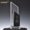 创意水晶奖杯授权定制定做高档黑水晶牌荣誉奖座刻字制作奖牌纪念 商品缩略图4