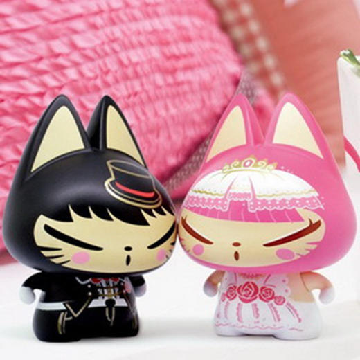 【为思礼合集】拽猫原创公仔 DIY动物涂鸦 汽车车载摆件 创意浪漫礼物 集物系 商品图7