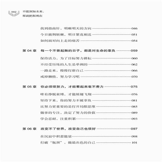 2020新书 不能预知未来 那就把握现在 兰乔 全力以赴地努力 成为自己想成为的那个人 不埋首于逝去的过去 不仰望于遥远的未来书 商品图1