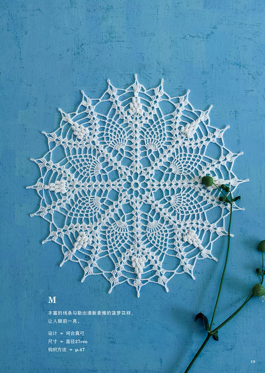 2019新书 美轮美奂的蕾丝花片钩编 编织针法技巧手工DIY设计制作新手入门教程 工具材料选择步骤详解家居装饰小物毛线花样图案大全 商品图3