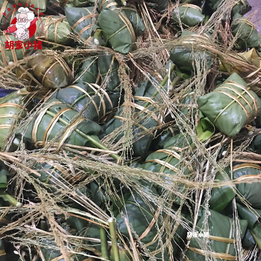 【胡家小猪】300-350克【鲜肉粽】布依苗族手工传承 内含糯谷草 商品图4