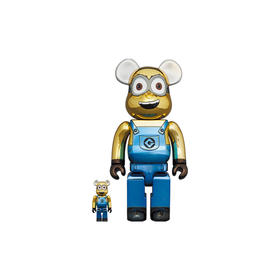 收藏系列 Be@rbrick 400%系列 小黄人 戴维 电镀