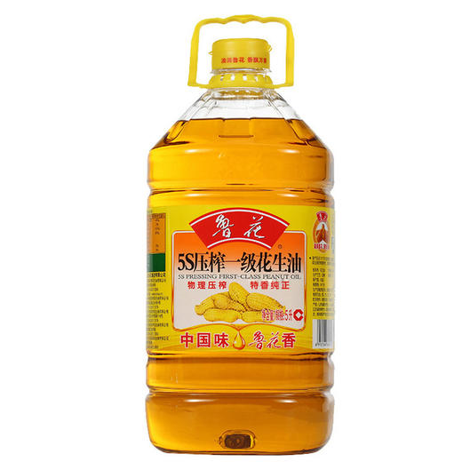 鲁花5S压榨花生油5L鲁花压榨一级花生油 商品图3