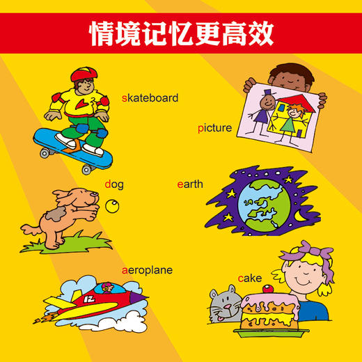 像美国孩子一样学英语单词 进阶版少儿英语零基础入门自学 英汉双语词汇情景学习初级教材 幼儿英语启蒙教材 商品图1